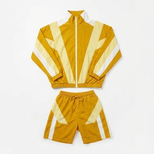 Conjunto Cortavientos para Hombre, Chaqueta y Pantalones Cortos de Poliéster y Nailon, con Cierre, Dos Piezas, Modelo 2026 para Chicos - Product Image 1