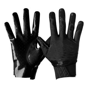 Gants de football américain à doigts complets en cuir souple et confortable, avec paume en cuir collant, design d'équipe personnalisé Five-B - Product Image 1