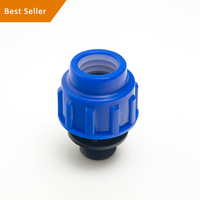 REHOME PE FITTINGS PP-KOMPRESSION PN16 PN10 HDPE-ROHR ANSCHLÜSSE 1/2 ''3/4'' 1 ''2'' FITTINGS