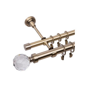 Juego Completo de Riel Doble para Techo de PVC Bojanek para Sistema de Cortinas para el Hogar con Riel Resistente y Accesorios Completos - Product Image 1