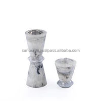Brûleur à Bakhoor en résine traditionnel arabe Curio Craft et coffret – Encens indien artisanal écologique