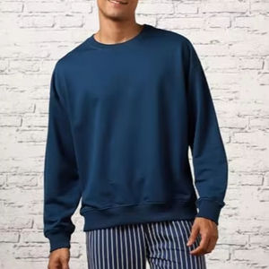 Sweat-shirts pour hommes de qualité supérieure, anti-rides, confortables, en coton mélangé, légers. - Product Image 1