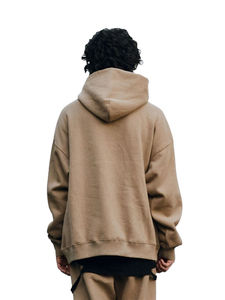 Sweat à capuche personnalisé haut de gamme pour homme, coupe oversize, épaules tombantes, style streetwear tendance - Product Image 6