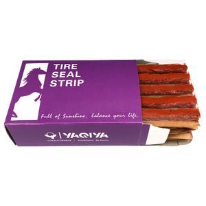 100*6mm noir brun vulcanisant bandes de réparation de <span class=keywords><strong>pneu</strong></span> cordes de joint de <span class=keywords><strong>pneu</strong></span> utilisées pour le <span class=keywords><strong>pneu</strong></span> de crevaison Tubeless - Product Image 3