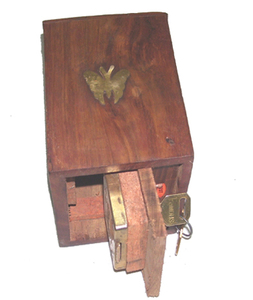 Boîte à monnaie en bois poli écologique - Décoration murale DIY pour la maison - Product Image 4