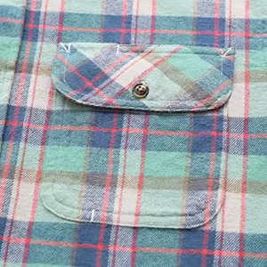 เสื้อแจ็คเก็ตผ้าแฟลนเนลสำหรับขี่มอเตอร์ไซค์แบบยูนิเซ็กซ์ ผ้าฝ้ายคุณภาพสูง ตกแต่งด้วยลูกปัด น้ำหนัก 140 กรัม ระบายอากาศได้ดี แขนยาว ทนต่อการเสียดสี ผลิตตามแบบ OEM - Product Image 4