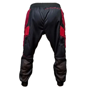 New <b>Black</b>-Red Paintball Pants Oxford-Cloth Protective-Jogging Trousers Universal-Fit Breathable-<b>Mesh</b> Panels - Product Image 2