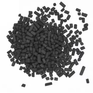 Charbon actif colonnaire anthracite de qualité industrielle pour le traitement de l'eau, les additifs pétroliers, les produits chimiques pour le papier et les granulés de cendres de coco. - Product Image 1