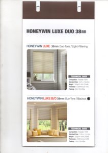 HONEY WIN LUXE DUO 38mm  filtro de luz y oscurecimiento - Product Image 2