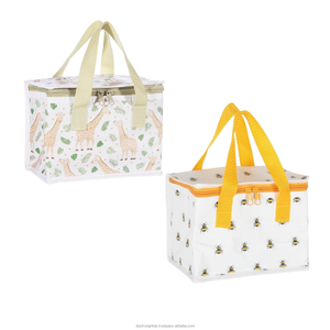 Bolsa térmica con aislamiento de papel de aluminio no tejido interno de refrigeración portátil de la mejor calidad, bolsa de almuerzo plegable - Product Image 2