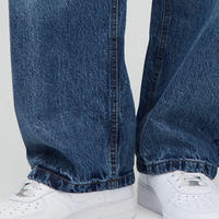 Pantalones de Mezclilla Personalizados para Hombre, Estilo Hip Hop, Ecológicos, Transpirables, Color Azul Deslavado, Resistentes a la Decoloración