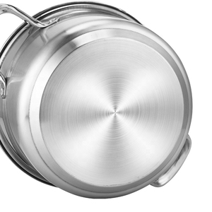 Professional Grade <b>Steamer</b> Pot With Durable Stainless Steel Exterior Multi Layer Base Tempered Glass Lid Comfortable - Product Image 2