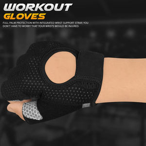Guantes de CrossFit de Fibra Sintética de Alta Resistencia para un Rendimiento Duradero en Instalaciones de Entrenamiento Profesional, Protección Contra Impactos - Product Image 2