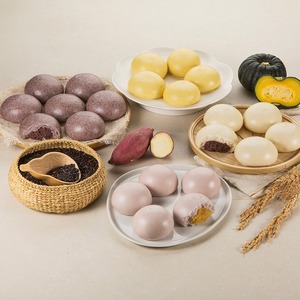 [MILWON] Set de Bollos al Vapor Anheung Congelados, Jjinppang Dulce Coreano de Frijol Rojo, Pan Tradicional para el Desayuno - Product Image 1