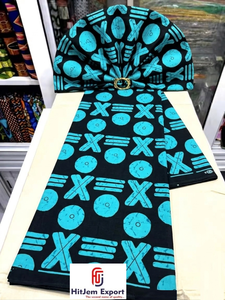 Tissu en coton imprimé africain pour la mode, les mariages et les événements, conception personnalisée, vente en gros, fabricant OEM ODM - Product Image 2