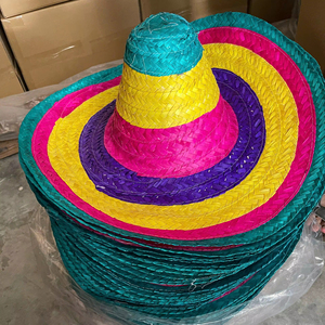 Sombrero Mexicano Hecho a Mano en Vietnam, de Paja, con Ala Ancha, Ligero y Transpirable, para Hombres y Mujeres, por 99 Gold Data - Product Image 1
