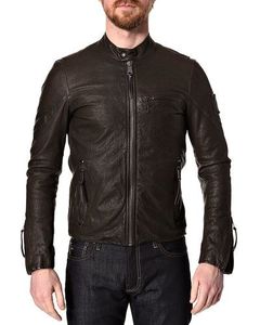 Nouvelle veste d'hiver matelassée en cuir véritable 100% original pour homme, élégante et de haute qualité - Product Image 1