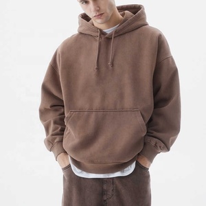 เสื้อฮู้ดดี้ผู้ชายปักโลโก้ตามสั่ง ทรงปกติ สไตล์สตรีทแวร์ ผ้าคอตตอนฟลีซหนานุ่ม ซักแล้วใส่ได้ทันที - Product Image 1