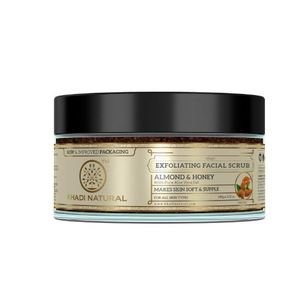 Exfoliante Facial Suave de Almendras y Miel Natural Khadi con Miel de Manuka para Exfoliar la Piel, Ayuda a Eliminar las Células Muertas de la Piel - Product Image 1