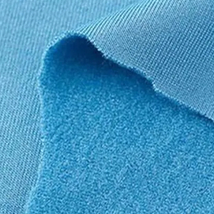 Tissu polaire extensible confortable de poids moyen pour vêtements d'extérieur, couleur unie personnalisée - Product Image 3
