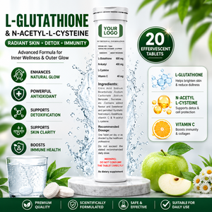 Comprimés effervescents pour l'éclat de la peau, fabricant de produits nutraceutiques en marque blanche - Product Image 2