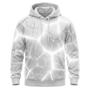 Unisex Hooded <b>Fleece</b> Pullover <b>Sweatshirt</b> Casual Knitted 100% Cotton Winter Wear Breathable Quick Dry <b>Lined</b> - Product Image 1