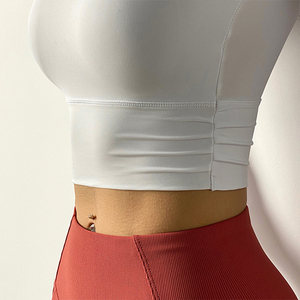 Women’s <b>Mesh</b> Patchwork Yoga <b>Crop</b> <b>Top</b> Long Sleeve Tight Fitness Workout Dance Training Sport T-Shirt - Product Image 6
