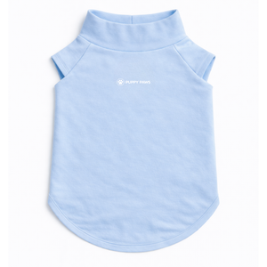 T-shirt pour chien anti-UV bleu léger, protection solaire, vêtement d'été pour animal de compagnie, doux, extensible, respirant et rafraîchissant - Product Image 5