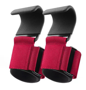 สายรัดข้อมือปรับได้ สีแดง ทำจากนีโอพรีน ปิดด้วยเวลโคร สำหรับยกน้ำหนักในยิม ใช้ได้ทั้งชายและหญิง - Product Image 1