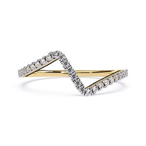 แหวนเพชรทรงกลมมินิมอลคลาสสิกสำหรับผู้หญิง ทองคำแท้ 14k เหมาะสำหรับเป็นของขวัญ งานหมั้น วันครบรอบแต่งงาน - Product Image 1