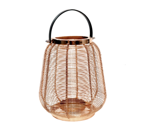 Handmade Iron Wire Candle <b>Lantern</b> - Decorative <b>Hurricane</b> Metal <b>Lantern</b> Candle Holder with Handle Decor Tabletop Indoor-Outdoor - Product Image 5