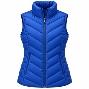 Chaleco Acolchado de Invierno para Mujer, Tejido Transpirable y Ecológico, con Logotipo Personalizado, Servicio OEM, Resistente al Viento - Product Image 2
