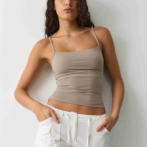 Débardeur Camisole Sportif Femme 100% Coton à Logo Frontal, Coupe Slim, Sans Manches, Respirant, Idéal Été - Product Image 4