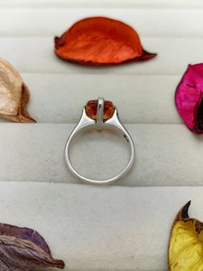 Bague en Quartz Jaune Céleste pour Femme, Bijou Élégant en Pierre Précieuse, Bague Dorée Scintillante pour Mariage, Fête, Cadeau pour Femme - Product Image 2
