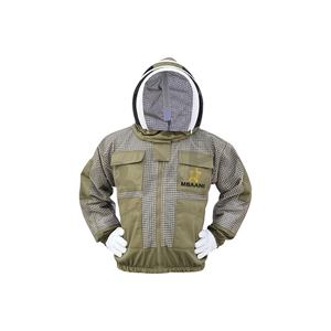 Chaqueta de Apicultor de Tres Capas Color Marrón con Velo Protector - Product Image 1