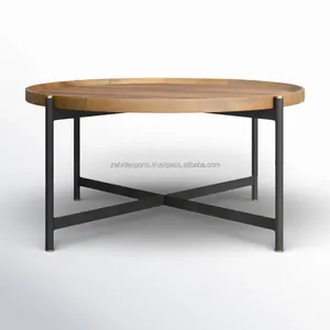 Luxury Modern Metal Coffee <b>Table</b> with Elegant Designer Premium Living Room Decor - Product Image 5