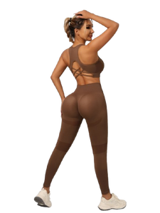 High Quality Seamless <b>Light</b> Weight Best Design Gym Stretch Fitness Wear Women Yoga Set Stylish Gym Wear Yoga Sets for Women - Product Image 4