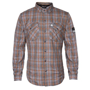 เสื้อเชิ้ตผ้าฟลานเนลแบบมีซับในเคฟลาร์สำหรับขี่มอเตอร์ไซค์  ป้องกันการกระแทก  สำหรับผู้ชาย  ลายตารางอะรามิดแบบสั่งทำพิเศษ - Product Image 2