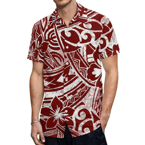 Nueva Camisa Hawaiana Polinesia Tribal de Diseño Personalizado de Alta Calidad, Transpirable, de Secado Rápido, de Manga Corta, Estilo Aloha, Holgada para Hombre - Product Image 4