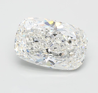 Diamant de laboratoire certifié IGI, 3,56 carats, taille coussin allongée, couleur E, clarté VVS2, modèle IGI LG 833673190, ROYAL GEMS Jewelry Mak
