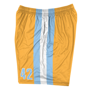 Uniforme de Lacrosse Sublimado Personalizado OEM, Venta al Por Mayor de Fábrica, Conjunto de Jersey y Pantalones Cortos de Lacrosse Transpirables, Totalmente Sublimados - Product Image 2