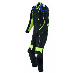 Combinaison de moto en cuir de haute qualité, unisexe, respirante, hiver, manches longues, équipement de protection, personnalisable, deux pièces, vêtements de course, OEM - Product Image 4