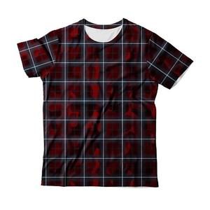 T-shirt à manches courtes noir pour homme avec motif d'œil blanc imprimé numériquement, col rond décontracté, coupe régulière, tricoté en polyester - Product Image 2