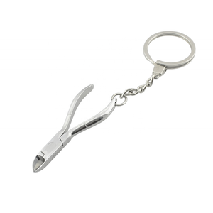 Pinza de Cejas Mini de Acero Inoxidable KOUNAIN, Herramienta de Aseo de Viaje con Anillo para Llaves, Moderna y Duradera - Product Image 5