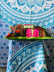 Bohemian Style <b>Throw</b> Colourful Patchwork Pillowcases for <b>Sofa</b> Decorative Handmade Traditional Pillow Cushion <b>Covers</b> Best Quality - Product Image 2