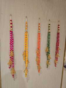 COLECCIÓN AARNA, Tapiz de Pared de Tela Multicolor Hecho a Mano, Decoración del Hogar, Interior Elegante, Celebraciones Festivas, Elegancia - Product Image 5