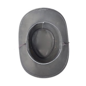 Chapeaux de cowboy en cuir, nouvelle collection, vente en gros, avec logo, taille et couleur personnalisés, en matériaux de qualité supérieure, chapeau tendance et élégant - Product Image 3