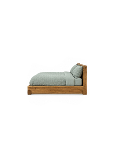 Lit de repos rustique en teck massif pour adultes, idéal pour la chambre à coucher – Conception durable, élégante, écologique et confortable - Product Image 6