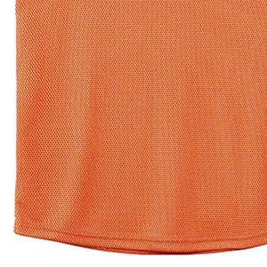 Camiseta sin mangas de punto naranja para hombre, cuello redondo, color sólido, transpirable, estilo deportivo, precio económico - Product Image 5