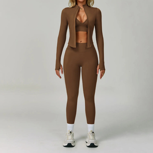 Custom Logo Women's <b>High</b> Waist alooo Yoga Pants Contrast Color Wide Leg Running Training Fitness Exercise Casual Sports Pants - Product Image 3